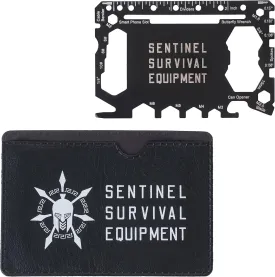 46-in-1 Wallet Multitool | Stainless Steel Credit Card Tool for EDC, Survival, Camping, and Travel | Ultra-Compact Pocket Tool with Hex Wrenches, Screwdrivers, Bottle Opener & More