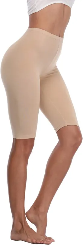 Kotii Women's Buttery Soft Short Leggings Modal Cotton Shorts Under Dresses Leggings Pants