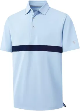 M MAELREG Golf Shirts for Men Short Sleeve Performance Dry Fit Lightweight Moisture Wicking Pique Casual Men's Polo Shirts