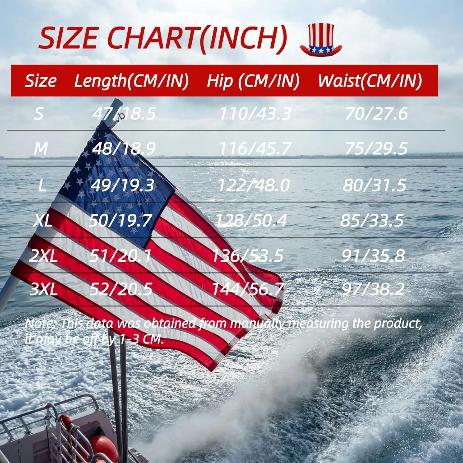Mens American Flag Swim Trunks with Compression Liner 4th of July Patriotic Bathing Suit Quick Dry 2 in 1 Board Shorts