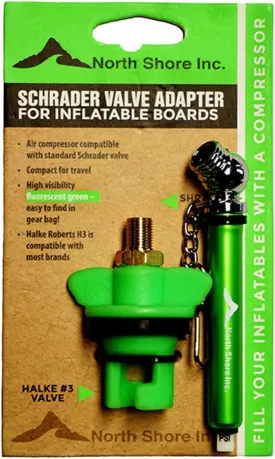 NorthShore Inc. SUP High Pressure Inflation Valve Adaptor and Pressure Gauge