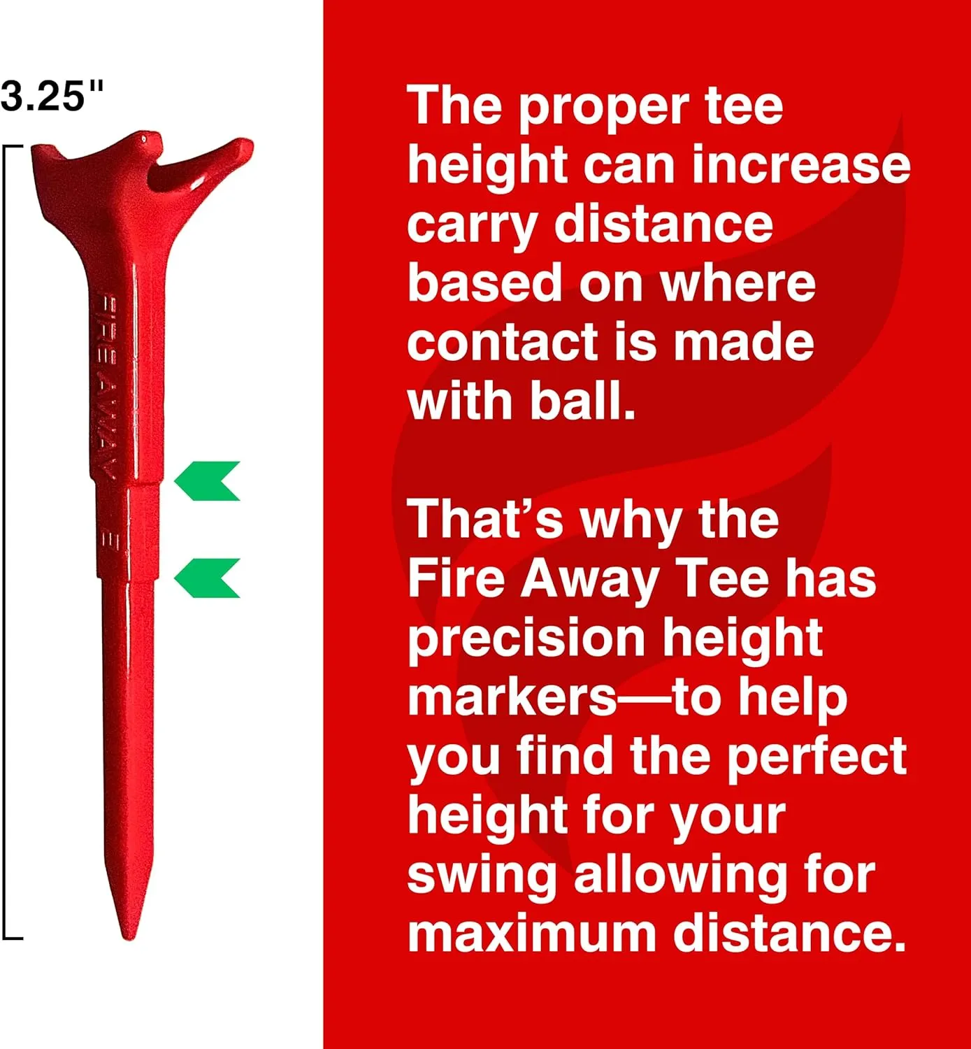 Premium Golf Tees, Reduced Ball Spin, Less Friction & Precision Height Markers for Perfect Trajectory, Made of Special Unbreakable Plastic Nylon Blend