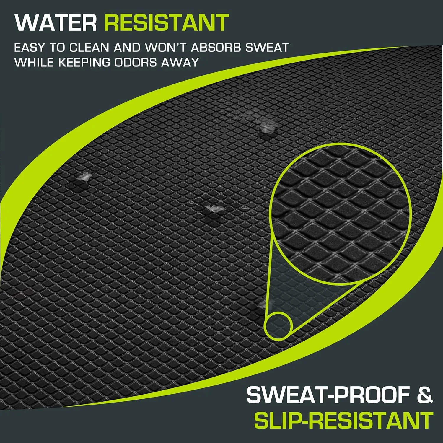 ProsourceFit Exercise Balance Pad  Non-Slip Cushioned Foam Mat & Knee Pad for Fitness and Stability Training, Yoga, Physical Therapy 15.5x12.75