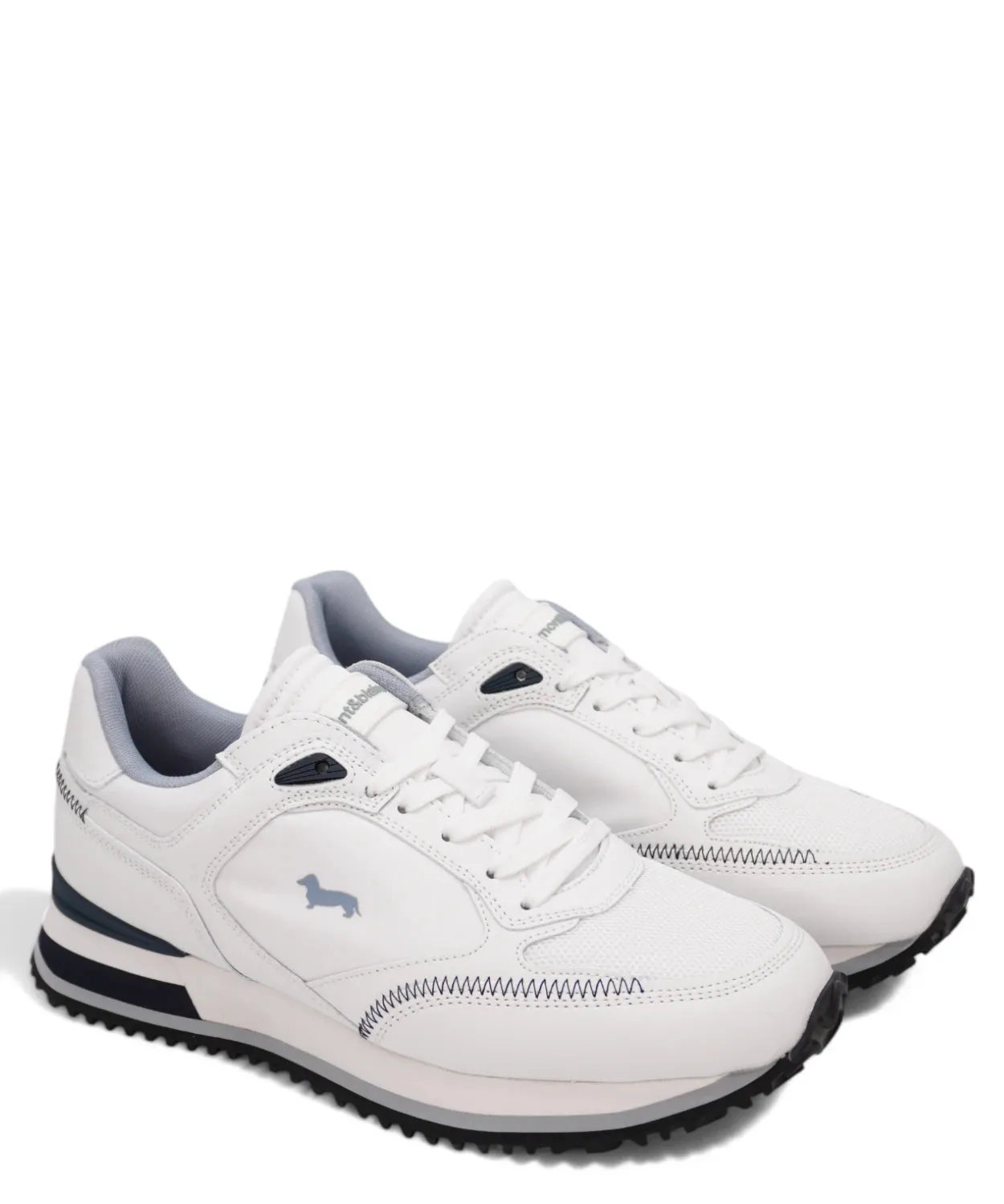 Sneakers in Camoscio e Tessuto Tecnico con Suola EVA Extra-Light