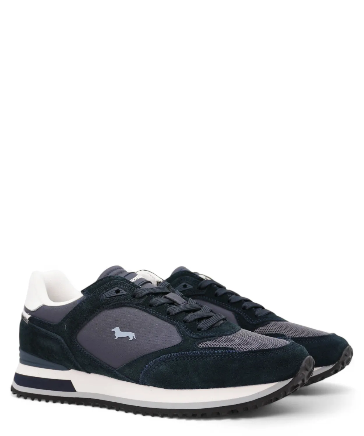 Sneakers in Camoscio e Tessuto Tecnico con Suola EVA Extra-Light