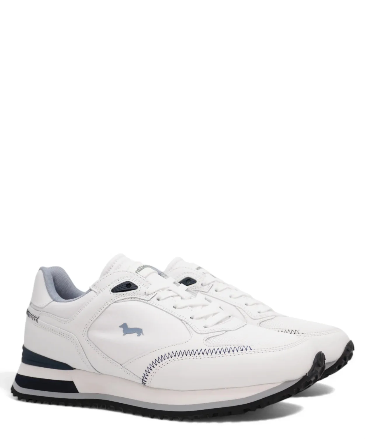 Sneakers in Camoscio e Tessuto Tecnico con Suola EVA Extra-Light
