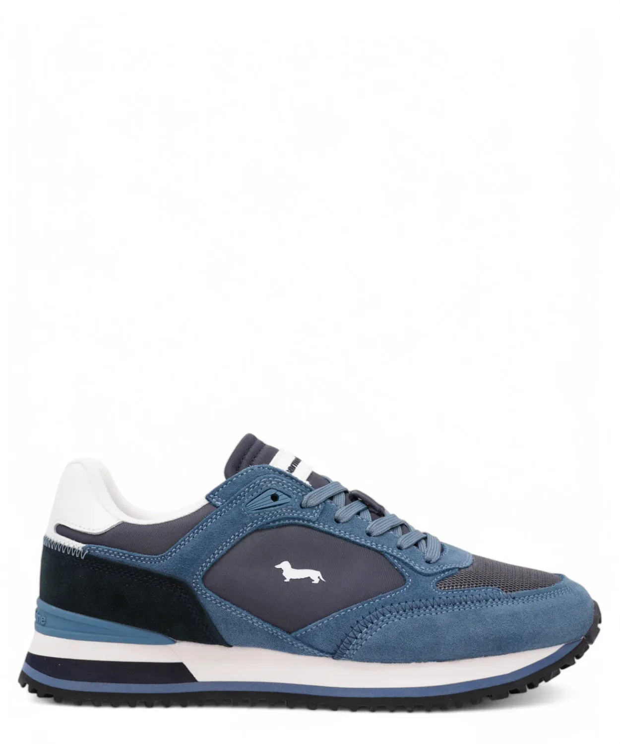 Sneakers in Camoscio e Tessuto Tecnico con Suola EVA Extra-Light