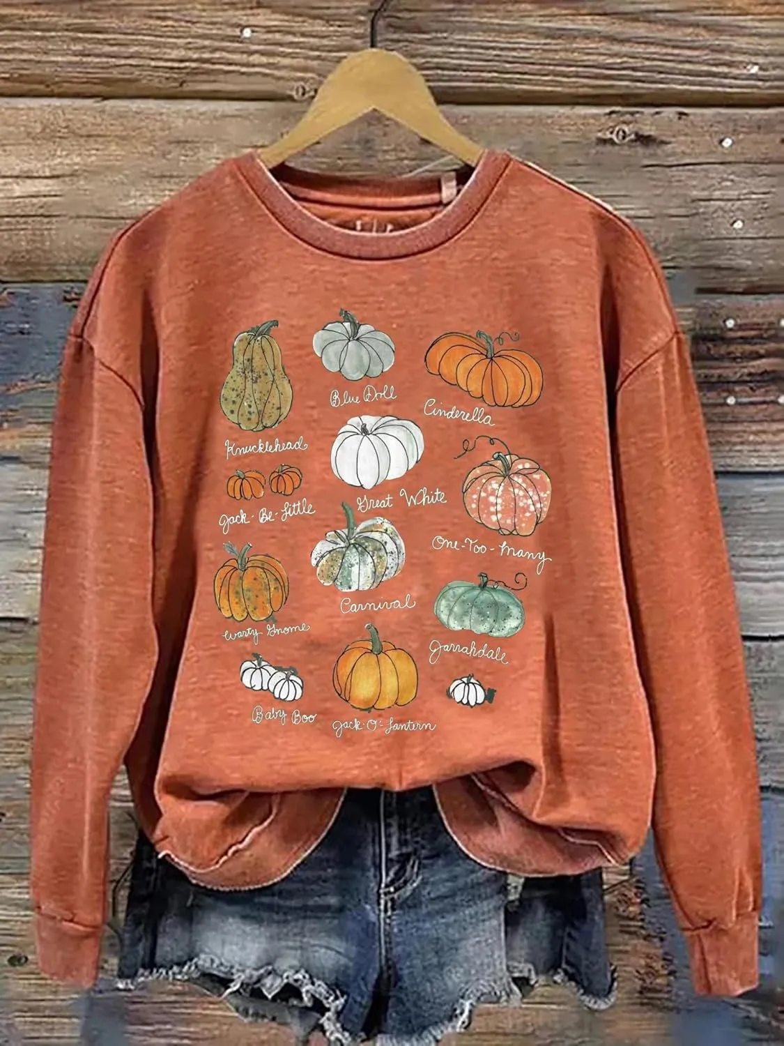 Susongeth Fall Pumpkin Sweatshirt for Women It's Fall Y'all Pumpkin Pullovers Halloween Thanksgiving Long Sleeve Shirt Tops