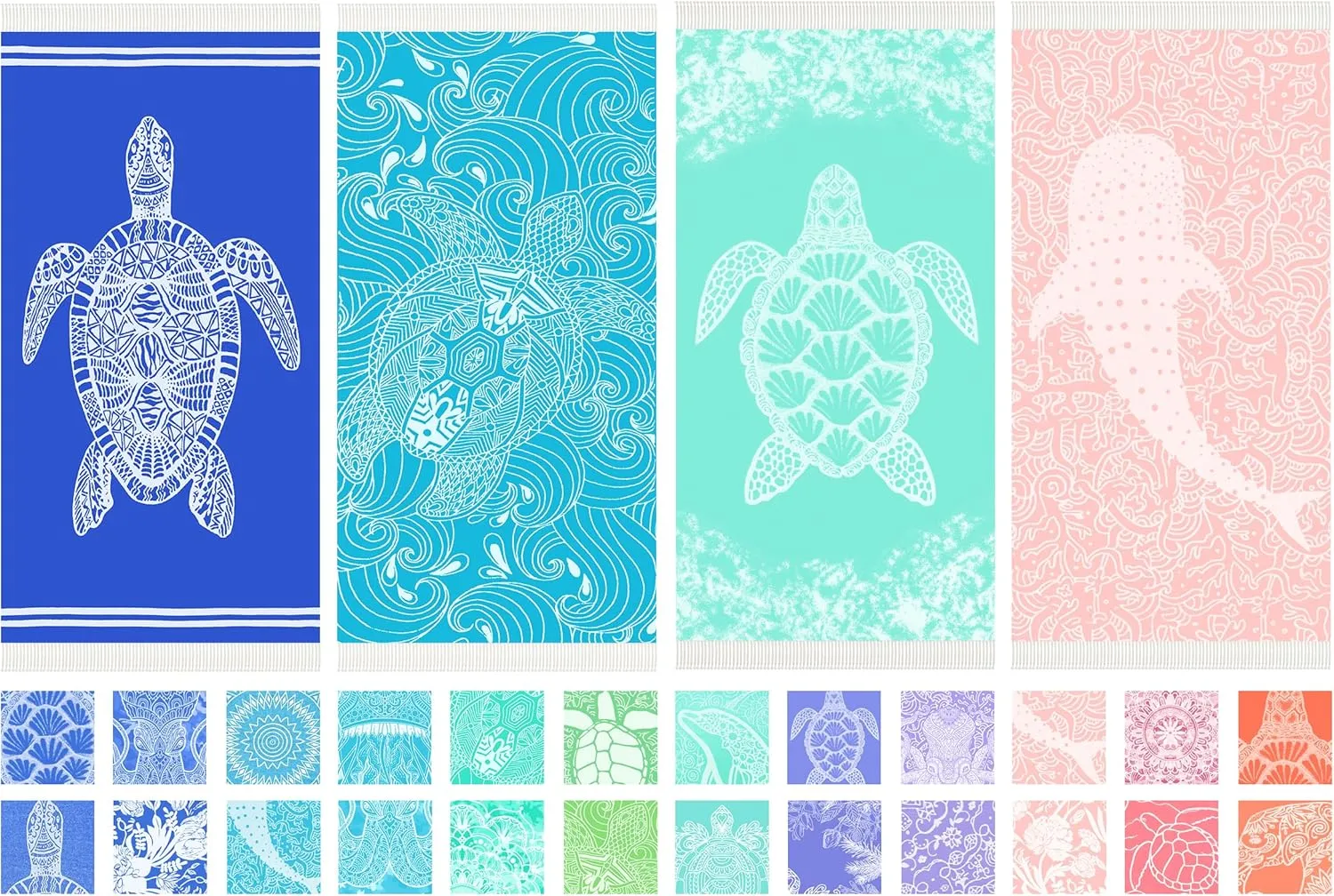 Thin Turkish Beach Towel Lightweight Soft Cotton Extra Large XL Oversized Sand Free Sandproof Absorbent Quick Dry Towels Cloud Bath Pool Travel Compact Essentials Accessories for Adult Gifts